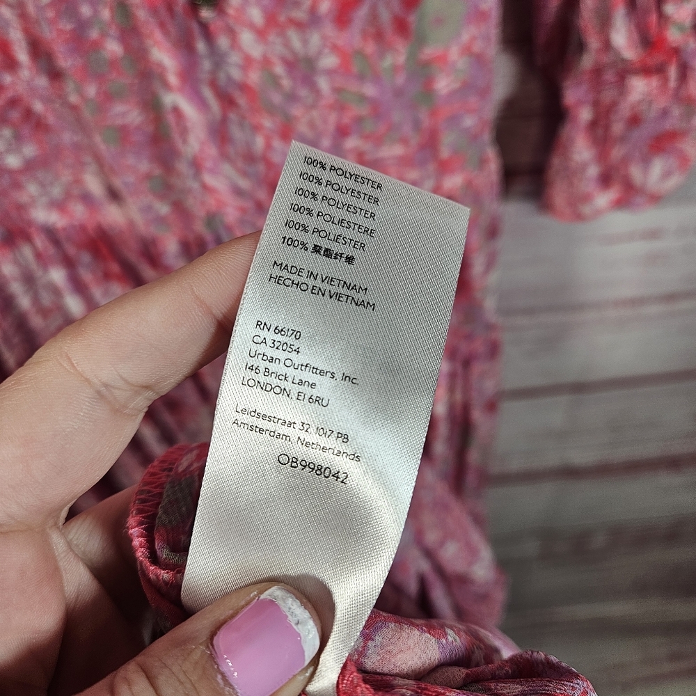 Free People Feeling Groovy Pink Floral maxi dress - Picture 11 of 16